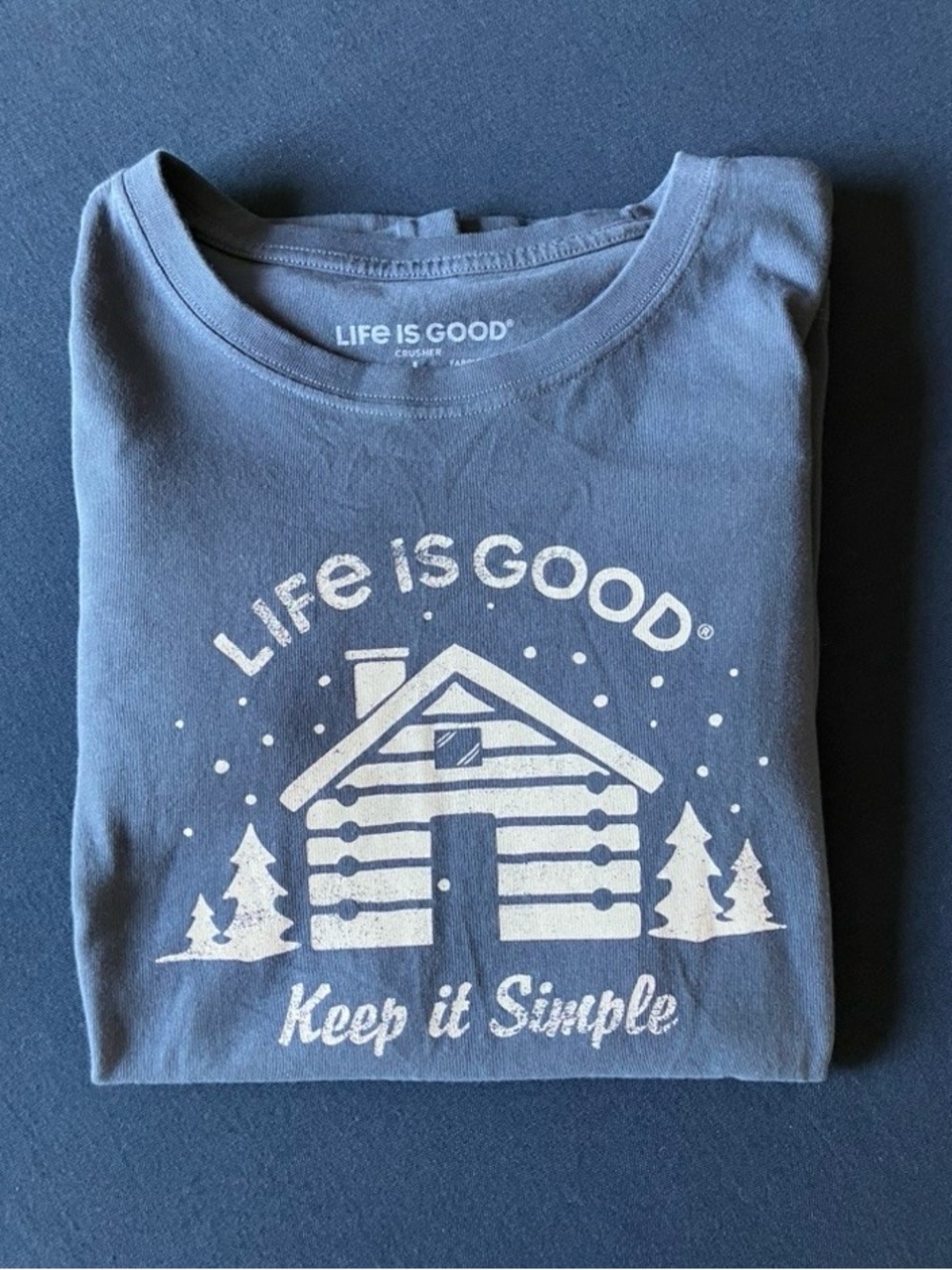 Life Is Good Cabin Crusher Tee